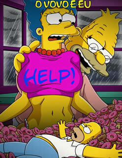 Os Simpsons Hentai – Vovô e eu